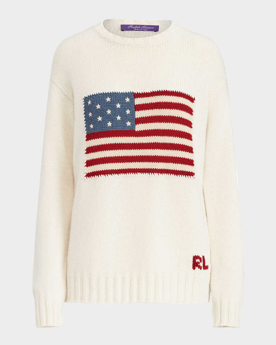 Flag Crewneck Sweater